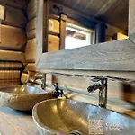 New Log With Sauna, Waxing Shed & Bench At Sjusjøen
