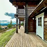 New Log With Sauna, Waxing Shed & Bench At * Sjusjøen