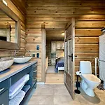 بيت للعطل New Log With Sauna, Waxing Shed & Bench At