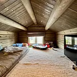 New Log With Sauna, Waxing Shed & Bench At *