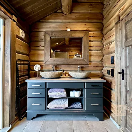 New Log With Sauna, Waxing Shed & Bench At * Sjusjøen