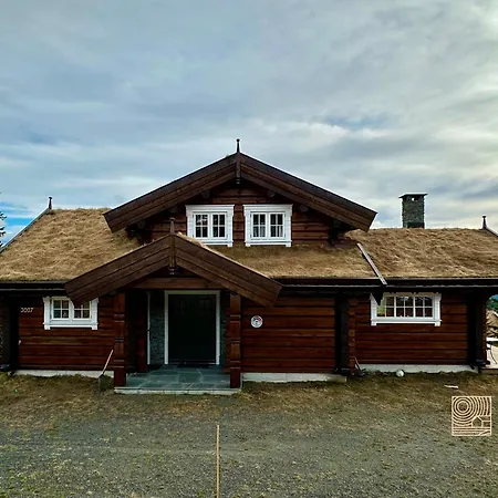 New Log With Sauna, Waxing Shed & Bench At Sjusjøen