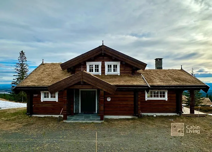 New Log With Sauna, Waxing Shed & Bench At Sjusjøen