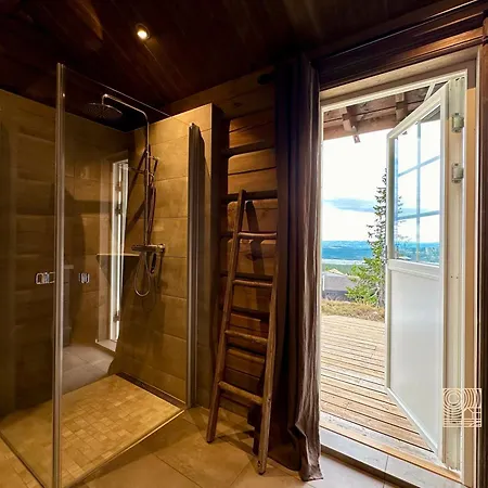 New Log With Sauna, Waxing Shed & Bench At *