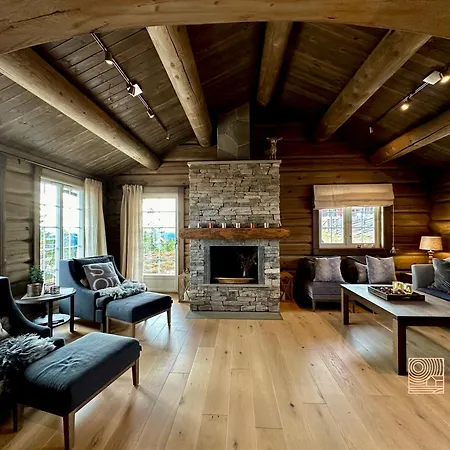 Feriehus New Log With Sauna, Waxing Shed & Bench At *