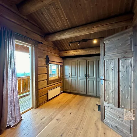 New Log With Sauna, Waxing Shed & Bench At * Sjusjøen